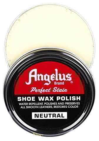 Angelus Brand Perfect Stain Shoe Wax Polish, 3 Fl.Oz, Neutral, Size 2.6 Oz