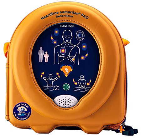 Primedic HeartSave YA Erste Hilfe Defibrillator für Laien und Profis mit automatischer Schockauslösung, 8 Jahre MedX5 Service Garantie und 8 Jahre Herstellergarantie, Sprache: Deutsch