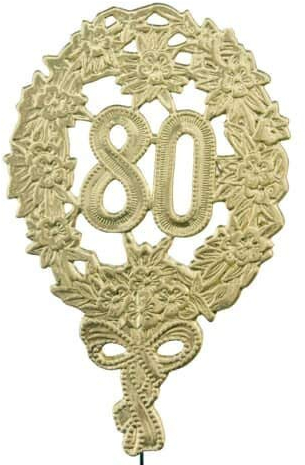 Staufen Jubiläumszahl 80 gold (I/5/4)