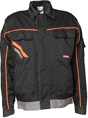 Planam Herren Visline Bundjacke Visline V1 Größe 25 in schwarz/orange/zink (1er Pack)