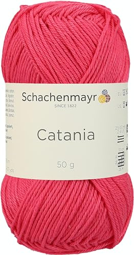 Schachenmayr Hand Knitting Yarns Catania, 50G Himbeer, 11.5 x 5.2 x 6 cm