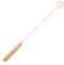 AURON Kork Tensor – Einhandrute mit Korkgriff & Holzring, 43 cm, inkl. Transportrolle & Anleitung