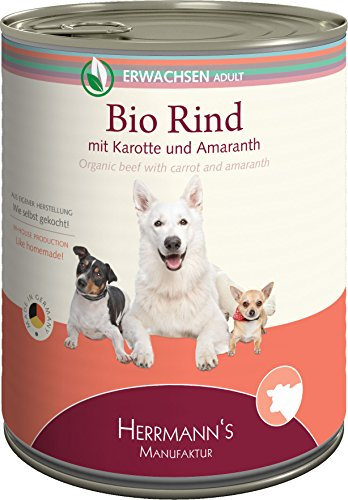 Herrmanns Rind mit Karotten und Amaranth, 6er Pack (6 x 800 g)