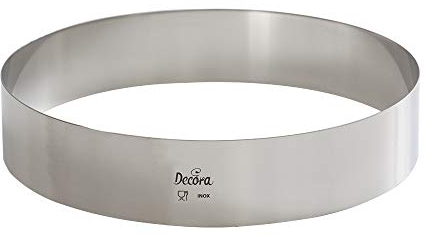 Decora 0063728 Cerchio Inox Ø 28 X H 4,5 Cm