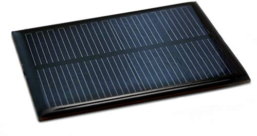 edi-tronic Solarzelle 2V 250mAh NEU Solar Zelle Solarmodul 7,5cm x 6cm Mini Panel