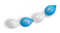 Folat 20962 Blau-weiße Ballongirlande - 3 m, erhältlich