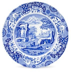 Spode Italienischer Teller, 27 cm, Blau