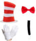 Blue Planet Erwachsene Online-Cat in the Hat-Mütze, Schleife, Schwanz Fancy Dress
