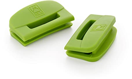 BRA Prior | Lot de 2 Anses Démontables en Silicone Plancha 40 cm, Vert