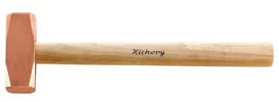 Martello in rame 750 g con manico in hickory, Haso