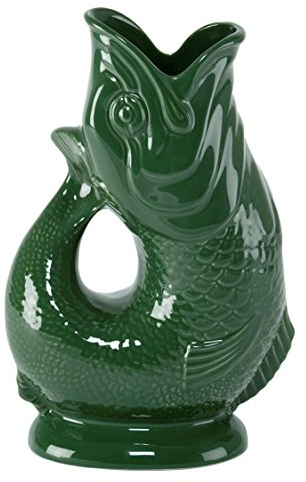 Brocca Gluggle Verde da 385 ml di Wade Ceramics