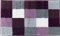 Erwin Müller Badematte Kreta aubergine Größe 90x90 cm, Badteppich, Badvorleger rutschhemmend - kuscheliger Hochflor, für Fußbodenheizung geeignet