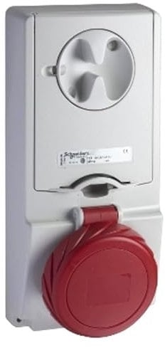 Schneider 82197 Cultivo Enchufe verriegelt, 32 A, 3P + N + E, 380 – 415 V AC, IP65