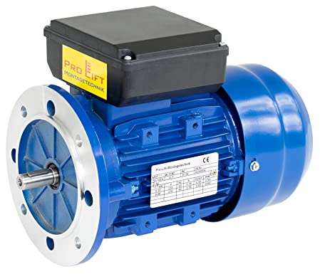 Pro-Lift-Montagetechnik Elektromotor 0,55kW 1400 U/min Industriemotor 230V mit Flansch B5 Ausführung