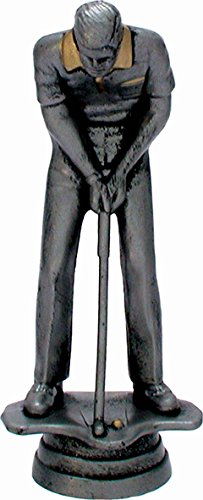 RaRu Golf/Minigolf-Pokal (Herren) auf weißem Marmorsockel montiert mit Wunschgravur (34226)