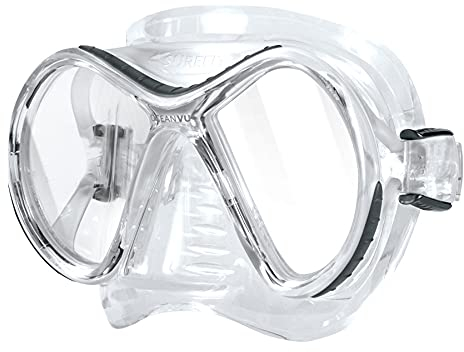 Oceanic 05.3610.29 - Oceanvu Mask, Clear/Titanium