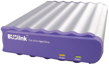 BUSlink FW-10072E External FireWire 7200 RPM 100 GB Hard Drive w/Retrospect Software (No Card)