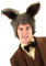 Elope March Hare Rabbit Adult Faux Fur Hat Costume Accessory One Size