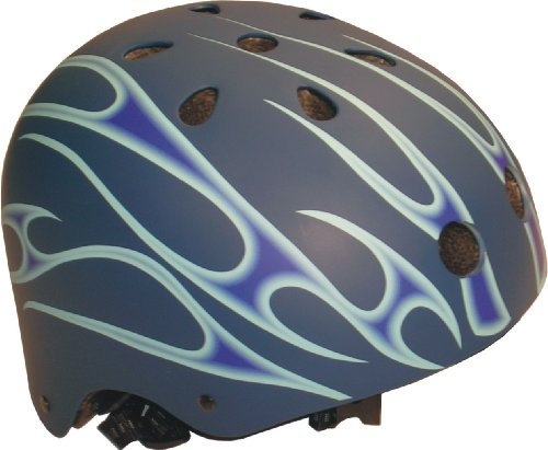 Ideale Helm für BMX Freestyle, Inliner, Skateboard, mehrfarbig, 54-56 cm, 67111