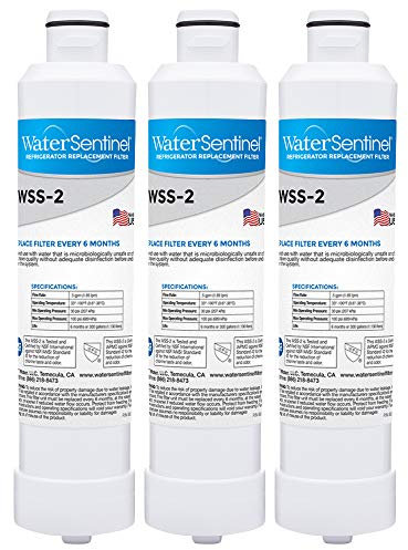 Watersentinel Wss-2 réfrigérateur filtre de remplacement : Compatible avec Samsung Hafcin filtres (3-Pack)