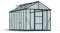 Palram Glory Gewächshaus - 10 mm Polycarbonat & extra dicker Aluminiumrahmen - Die solide Wahl des Gärtners, grau, 483.5 x 244.5 x 268.5 cm
