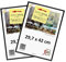 3-B Bilderrahmen FOTO - 2-Pack - 29,7x42 cm (A3)- schwarz - Fotorahmen, Kunststoffrahmen mit Acrylglas. Sparpaket!