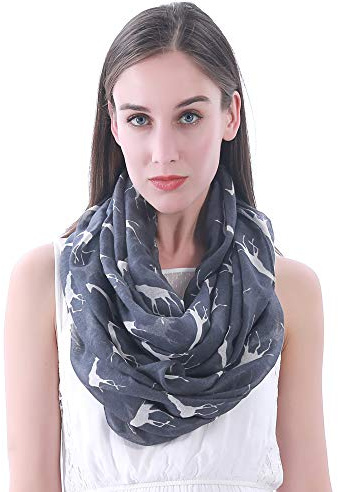 Lina & Lily Giraffe Damen Loop Schal Schlauchschal