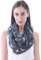Lina & Lily Giraffe Damen Loop Schal Schlauchschal (Grau/Weiße)