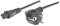Manhattan Power Cord/Cable, Euro 2-pin (CEE 7/4) plug to C5 Female (cloverleaf/triangular), 1.8m, Polybag
