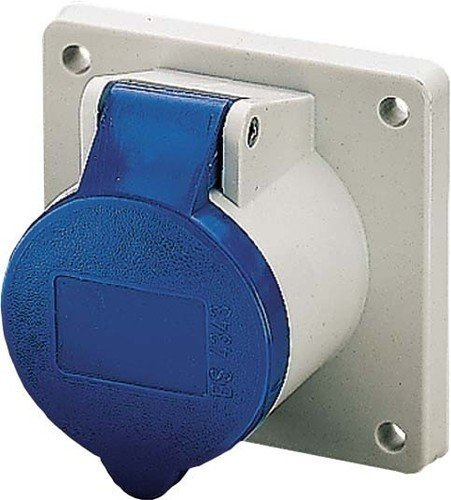 Mennekes 1386 – Grundlage gerade 16 A 5-polig 230 V Farbe Referenz
