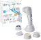 Bellissima Face Cleansing, Gesichtsreinigungsbürste mit Sonic-Vibrationstechnologie, 5 austauschbare Bürstenköpfe, wasserbeständig, Farbe Weiß