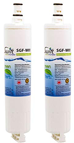 Whirlpool Ersatz Wasserfilter 4392922, 8212491, WFNLC240, WFLC400V, Thermador 4396548 100% recyclebar, hergestellt in USA und Kanada SGF-W01 (2 Stück)