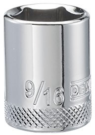 DEWALT DWMT88979OSP 6 Point 3/8'' Drive Socket 9/16'' SAE