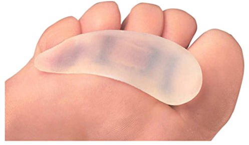 pedag Gel Hammer Toe Cushion Insert for Unisex Adults, Medium Arch, 0.6 W x 2.75 L x 0.9 H