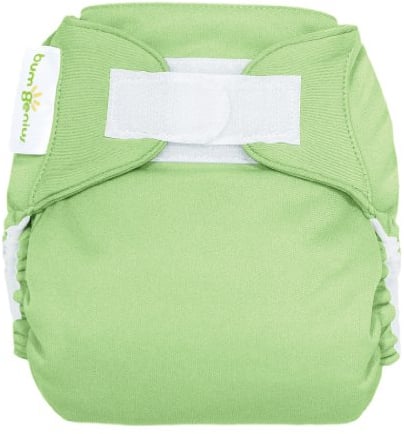 BumGenius Freetime AIO-Windel Klettverschluss (grasshopper)