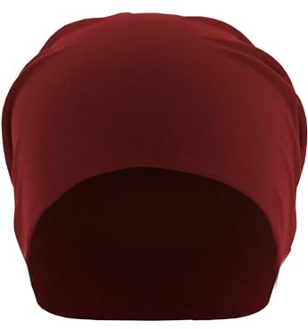 MSTRDS Unisex Strickmützen Jersey Beanie, Rot ( 3931), One Size (one size)