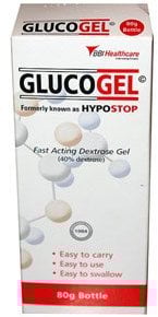 GlucoGel Fast Acting Glucose Energy Gel - Hypostop Gel for Running, Hiking, Cycling, Marathon Liquid Dextrose - Original Unflavoured, 80g Bottle (Pack of 1)