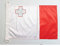AZ FLAG - Drapeau Malte - 45x30 cm - Pavillon Nautique Maltais Spécial Bateau Et Extérieur En Maille Bloquée Avec Anneaux Plastiques Intégrés - 30g