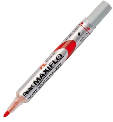 Pentel MWL5S-B mit Flüssigtinte und Pumsystem, 1 Stück rot