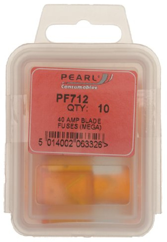 Pearl PF712 40A Maxi Blade Fuses (Pack of 10)