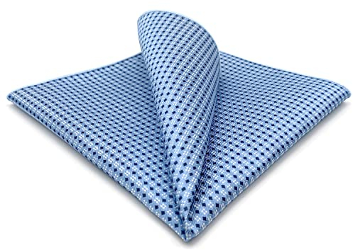 Shlax&Wing Neu Mode Herren Seide Krawatte Blau Einfarbig Extra lang