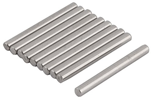 sourcing map Gerade 304 Edelstahl Metall Hohlsplinte Spannhülse Spannstifte 3mm x 30mm de