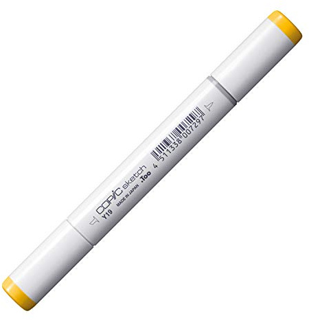 Copic Markers Y19-Sketch, Napoli Yellow