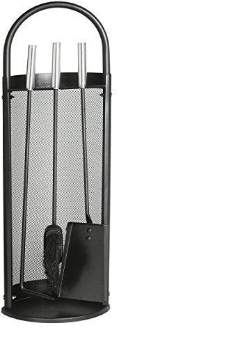 raik 21.02.706.2 Kaminbesteck, 3-teilig, schwarz, 66cm