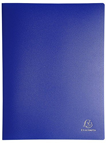 Exacompta 8820E Sichtmappe (40 Ansichten) blickdicht, DIN A4, 1 Stück, zufällige farbe