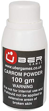 Powder for Carrom and other disk sliding table games (100g bottle)