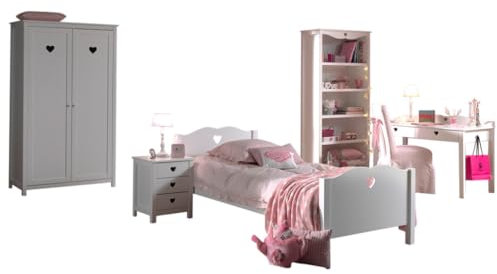 Vipack 'Autobett Amori Waschtisch Zimmer-Holz weiß 5-teilig, Holz, weiß, 110 x 57 x 190 cm