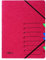 Pagna Ordnungsmappe Easy (Sammelmappe, 7 Fächer, 1-7) rot