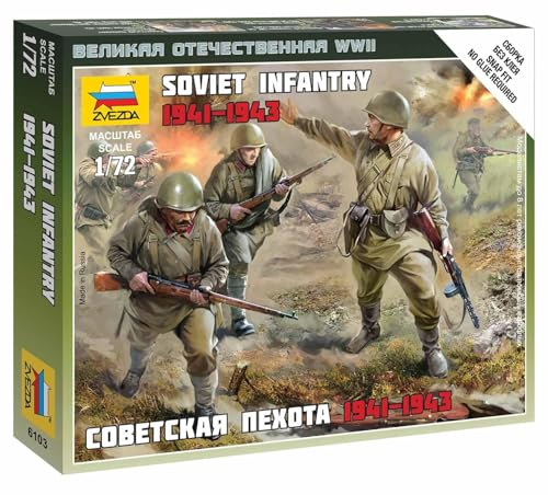 Zvezda 1/72 WWII sowjetische Infanterie 1941