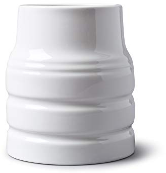 WM Bartleet & Sons 1750 Traditional Porcelain Large Classic Churn Style Utensil Storage Pot 16cm – White, One Size